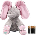 Dimple Kaia Elefante de Peluche Animado - Elefante Rosa de Peluche, Elefante rosa con baterías