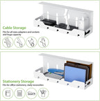 KEEGH Bandeja organizadora de cables para debajo del escritorio, 16