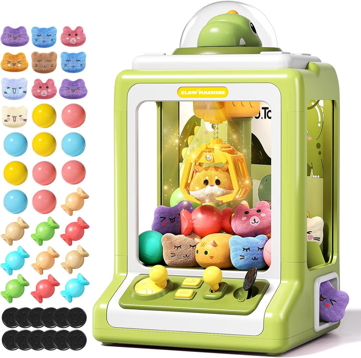 Máquina de garras para niños, mini expendedora con monedas de juego...