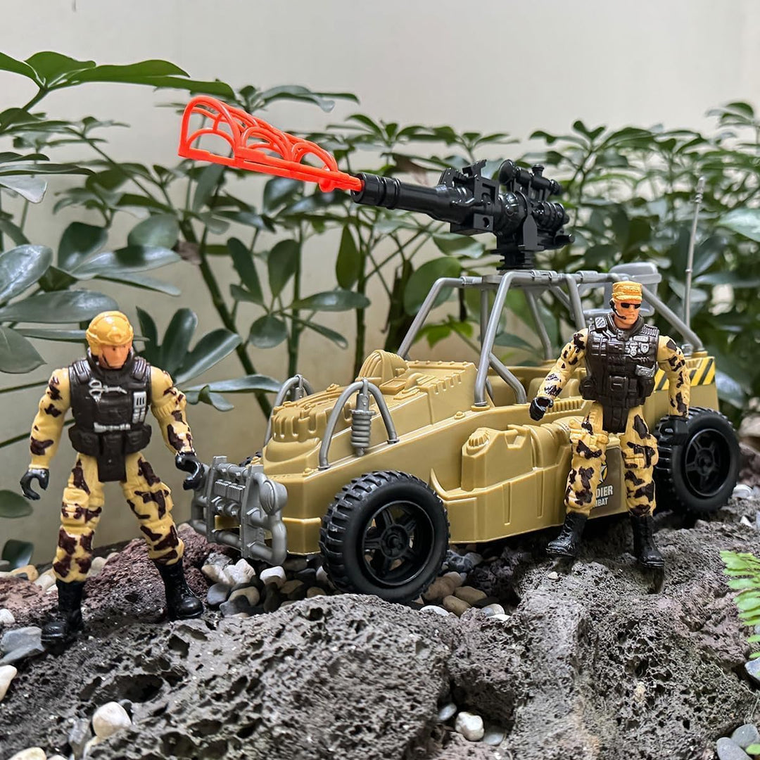 Fisca Set de Juguetes Militares - Juego de Figuras de Acción de Sol...