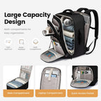 LOVEVOOK Mochila de viaje de 40L para hombres - Mochila de transporte