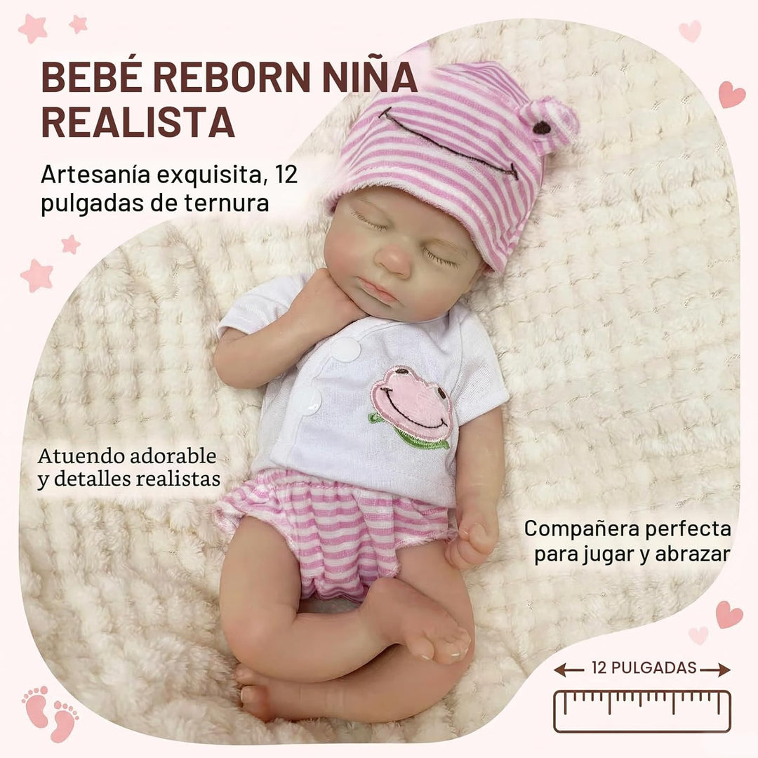 OtardDolls Muñecas Reborn de 33cm de Silicona para Niñas, Muñecas d...