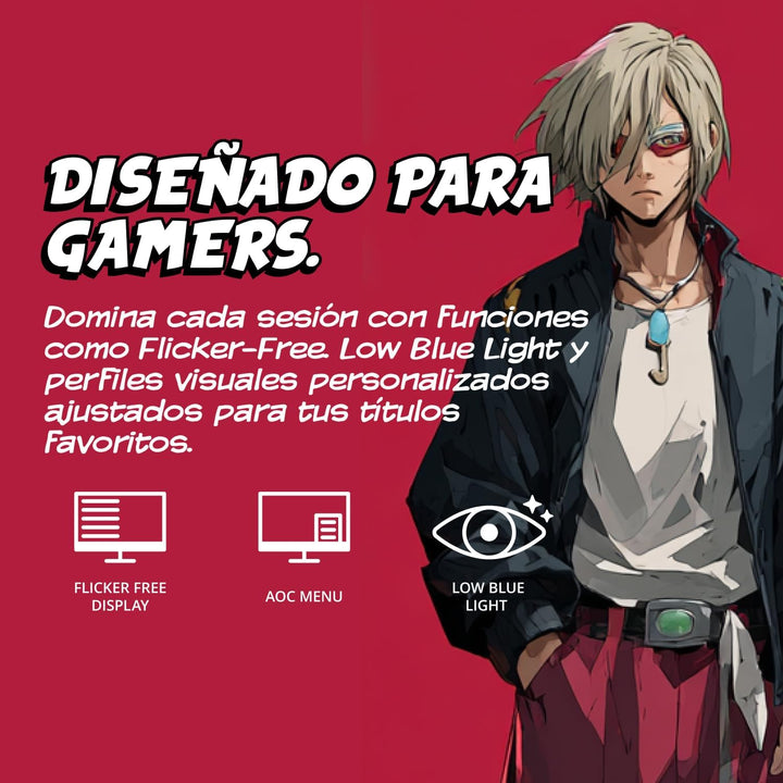 AOC 24G42HE Monitor de juegos de 24 pulgadas 1920x1080 200Hz, panel...