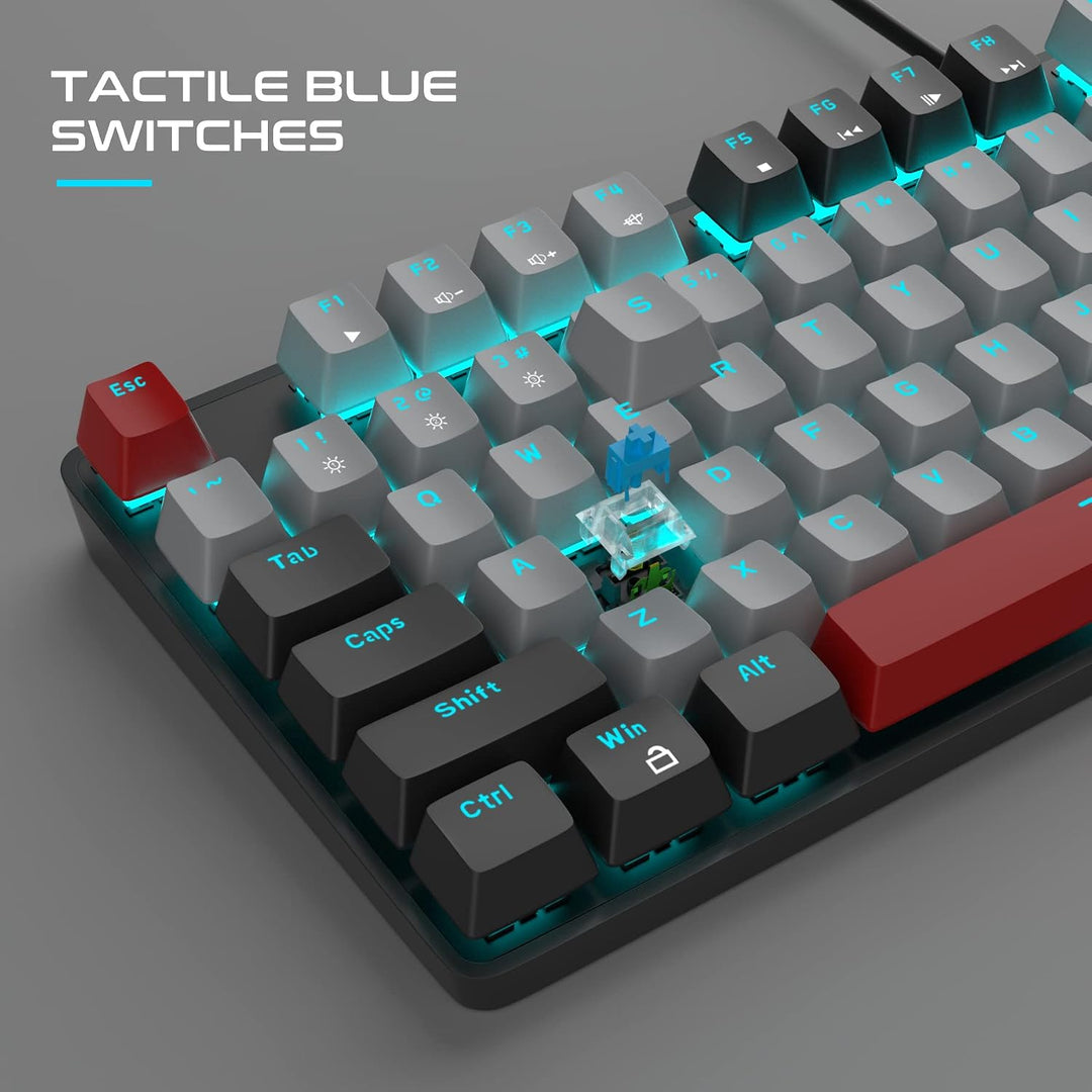 MageGee - Teclado mecánico para juegos, nuevo teclado retroiluminad...