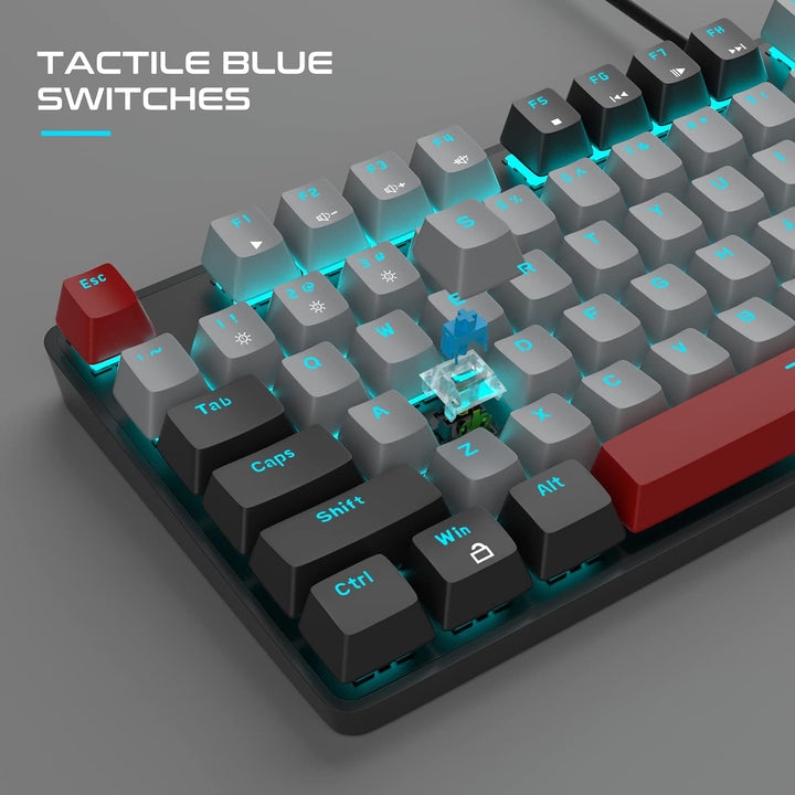 MageGee - Teclado mecánico para juegos, nuevo teclado retroiluminad...