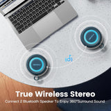 Altavoz Bluetooth inalámbrico, IP67 impermeable y a prueba de polvo...