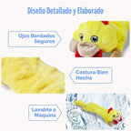 Paquete de 5 juguetes chirriantes para perros, juguetes de peluche de burbujas para dentición para cachorros, juguetes para perros, animales arrugados sin relleno, juguetes para perros