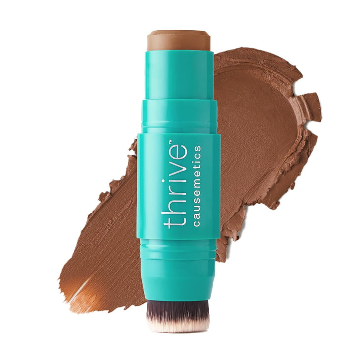Thrive Causemetics Barra de color triple amenaza: bronceador crema...