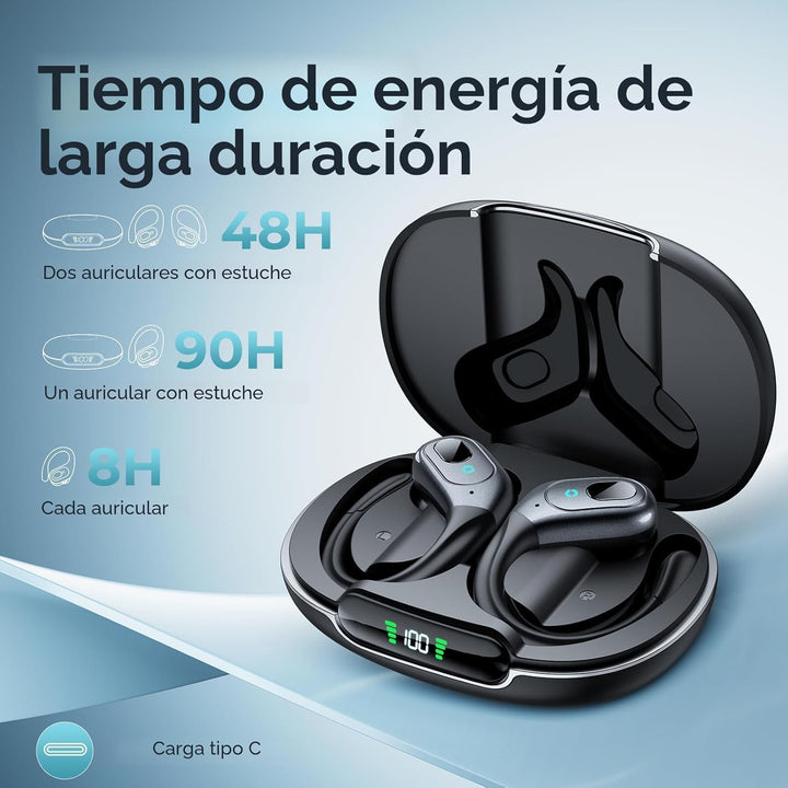 occiam Auriculares con cancelación activa de ruido, auriculares ina...