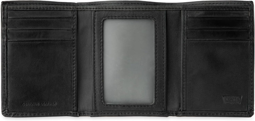 Levi's Billetera triple RFID para hombre, elegante y delgada, i...
