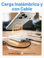 Cargador portátil magnético de 10000 mAh, batería MagSafe de carga rápida