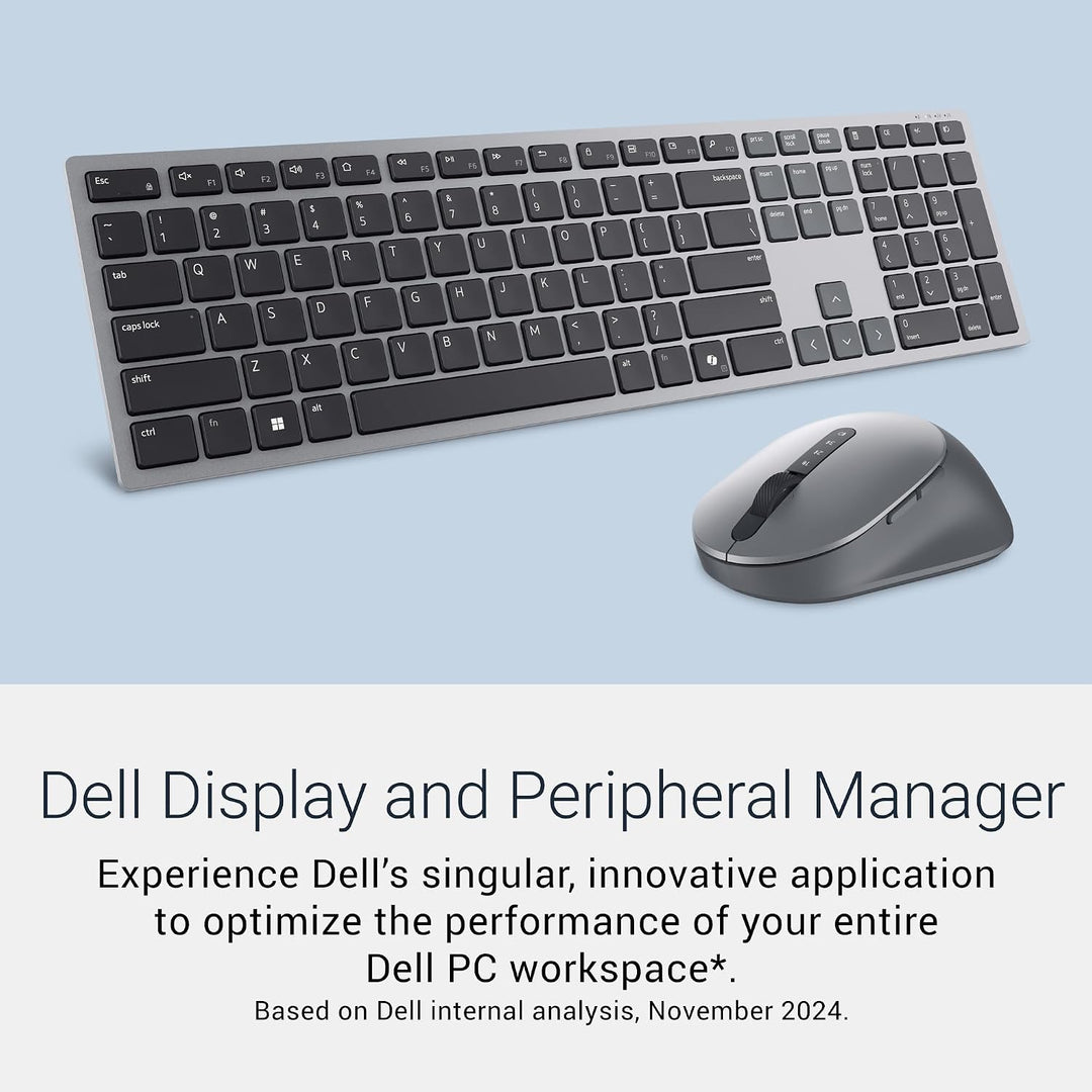 Dell Teclado y mouse inalámbricos premium - KM720 - Receptor inalám...
