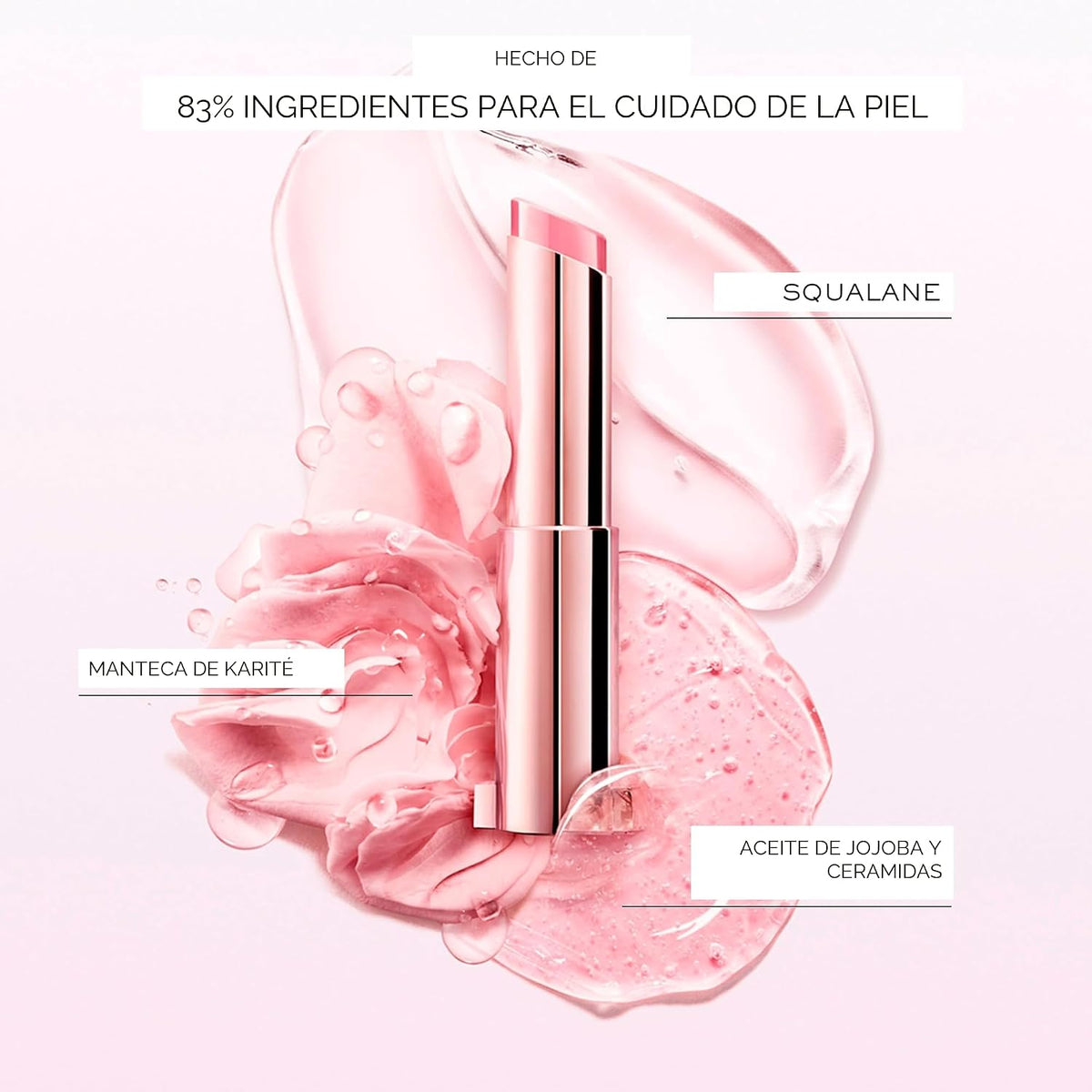 Lancôme Bálsamo Labial Hidratante Lip Idôle Squalane-12 Butterglow™...