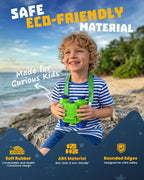 Binoculares para niños con cámara, visión nocturna digital, verde
