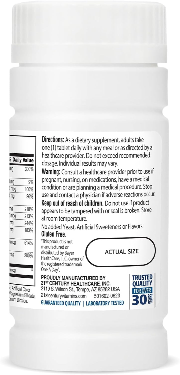21st Century One Daily Men's 50+ Tablets, 100 unidades