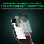 Black Shark FunCooler 6 - Enfriador magnético para teléfono celular para juegos, ventilador de refrigeración portátil para teléfono móvil con luz RGB, radiador de teléfono celular controlado por