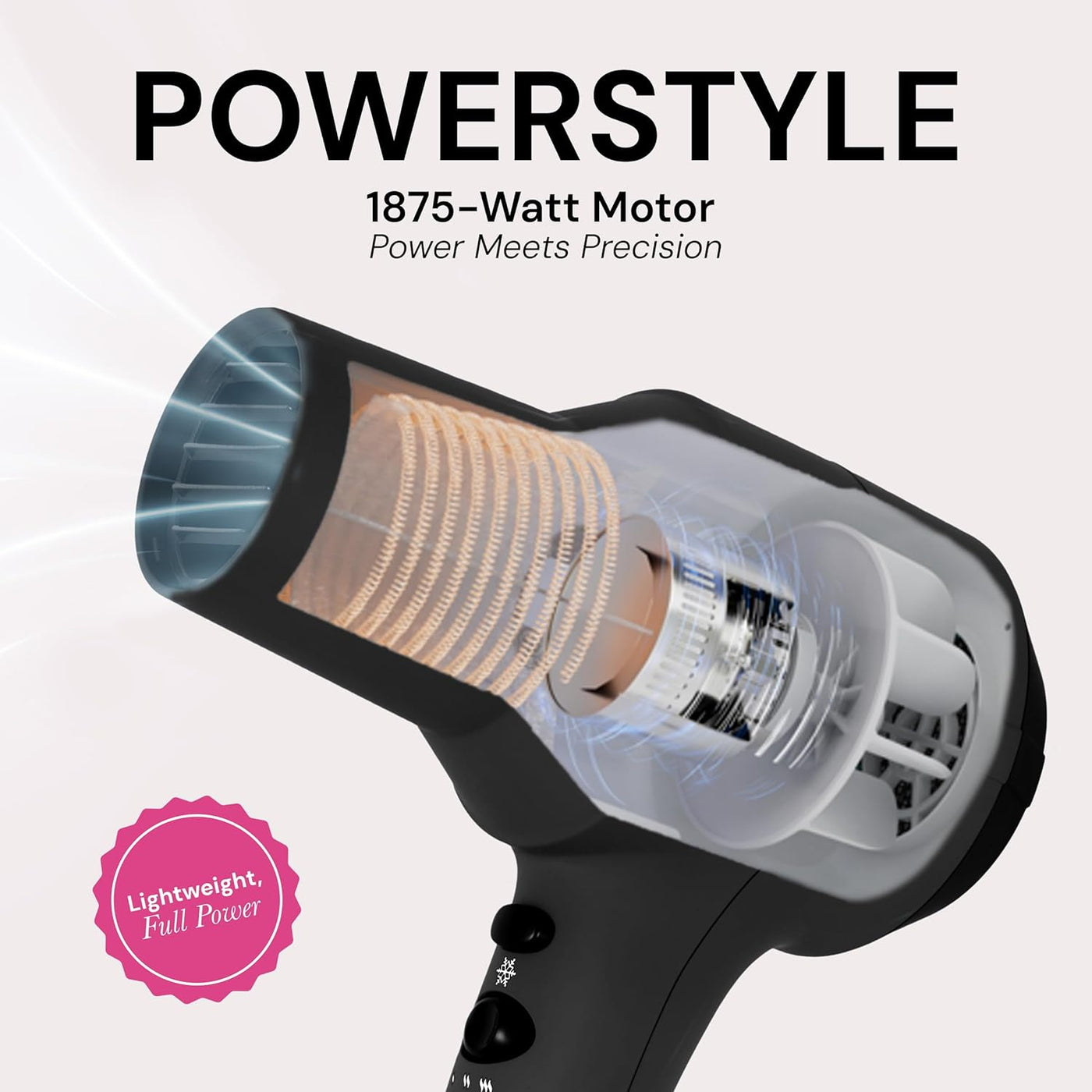 L'ANGE HAIR PowerStyle Turbo - Secador de pelo iónico | Secador...