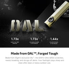 OLIGHT ArkPro Linterna EDC plana ultra recargable, 1700 lúmenes