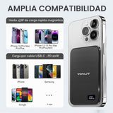 VONUV Cargador portátil magnético de 5000 mAh, cargador portátil in...