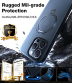 TORRAS Q3 Spin - Funda para iPhone 16 Pro, soporte magnético 360, color