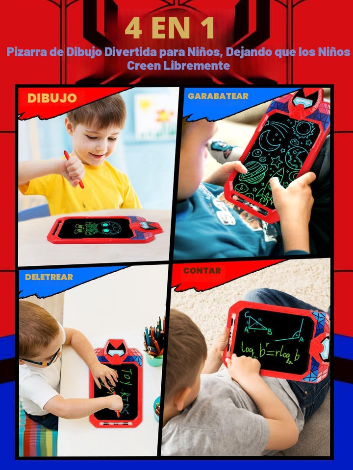 Fullware - Tableta de escritura LCD para niños de 10 pulgadas, héro...