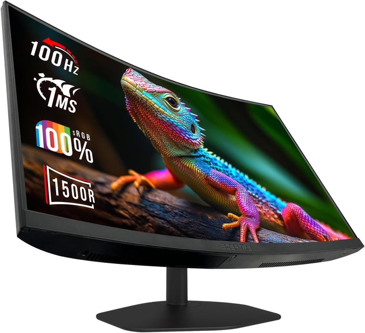 ¡Nuevo! Sceptre - Monitor curvo para juegos de 24 pulgadas, 1ms, 10...