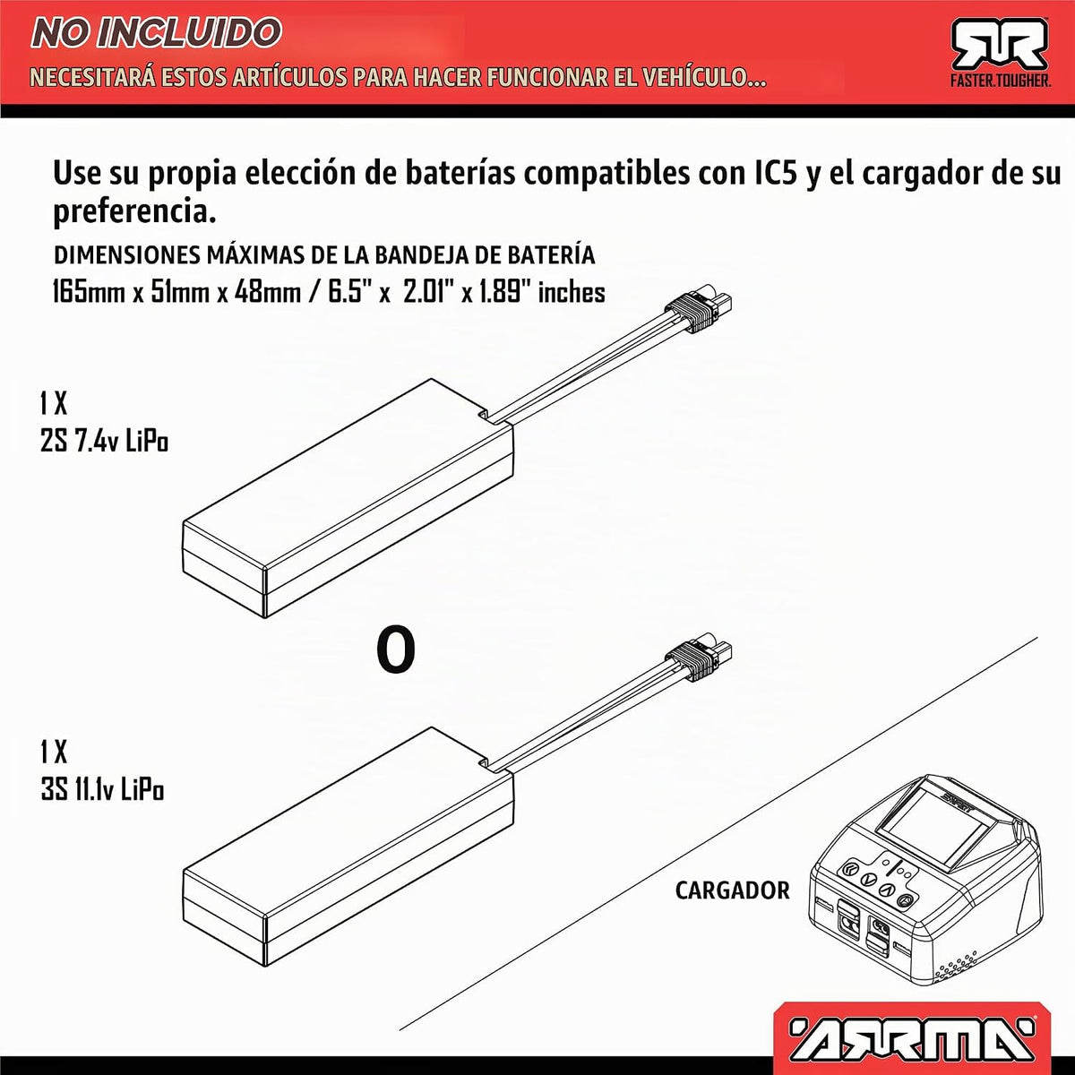 ARRMA Camión RC 1/10 Big Rock 4X4 223S BLX BRUSHLESS Street Truck RTR (baterías y cargador no incluidos) con DSC, (azul), ARA4312V4T3