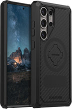 Rokform Galaxy S24 - Funda ultra resistente, magnética + RokLock (negro)