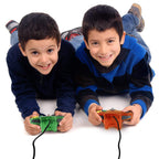 miadore 2 Paquetes de Controlador clásico 64 con Cable Joystick para sistema de videojuegos N64 Consola N64 (Verde Selvático y Naranja)