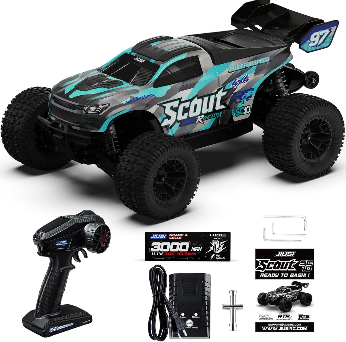 1/10 RTR sin escobillas rápidos RC coches, RC camiones 4x4 Offroad