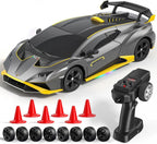 Lamborghini - Coche de juguete Lambo escala 1:24 (gris)