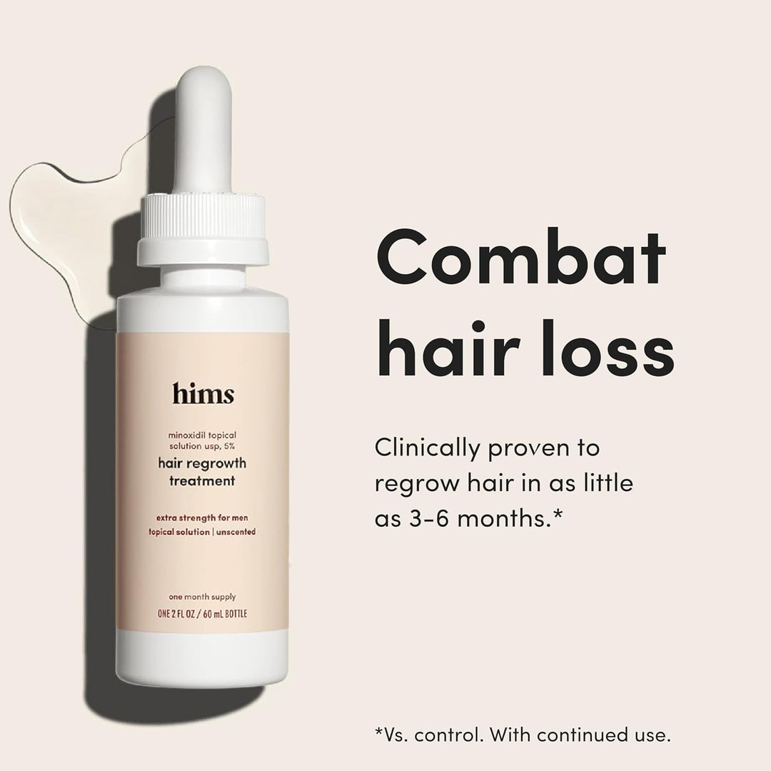 Hims - Tratamiento de crecimiento del cabello, solución tópica de m...