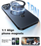 TORRAS Q3 Spin - Funda para iPhone 16 Pro, soporte magnético 360, color