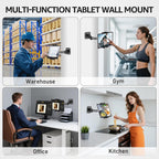 Soporte de pared para tableta y iPad, 4.7-15.6 pulg.