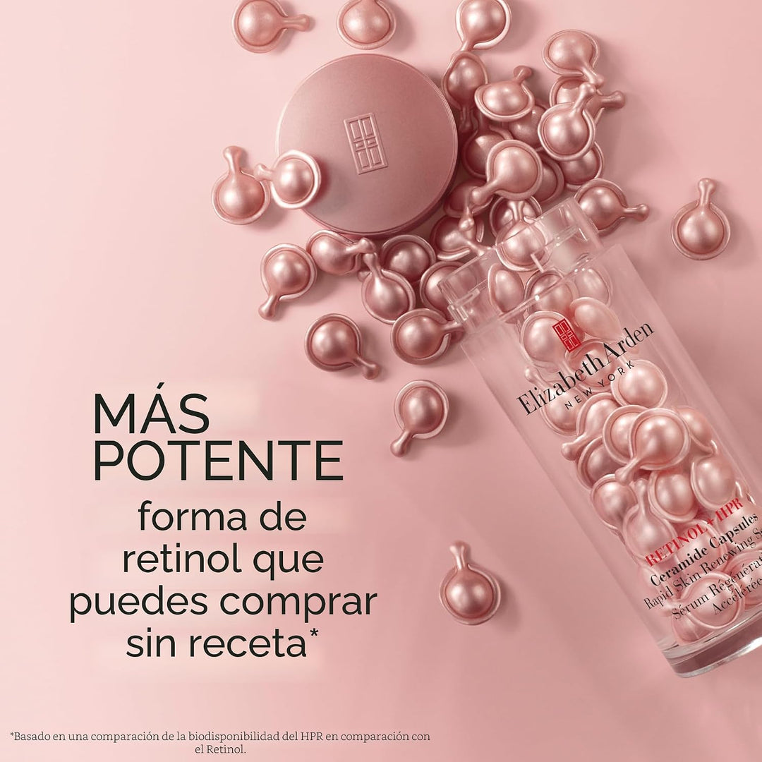 Cápsulas de suero facial de retinol + HPR de ceramidas de Elizabeth...