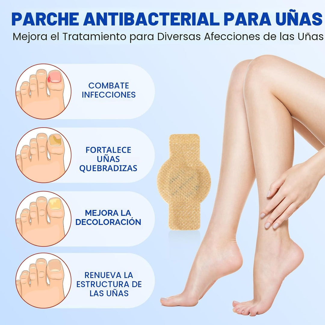 Parches de uñas para reparación de uñas de los pies \u2013 42 pieza...