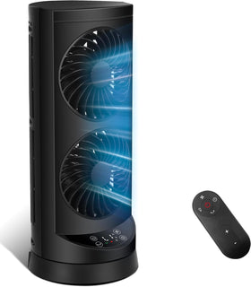 KopBeau Ventilador de torre para dormitorio, ventilador de mesa de...