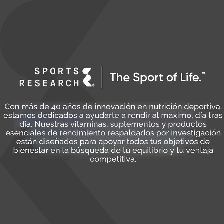 Sports Research® Glicinato de magnesio - Apoya el sueño reparador y...