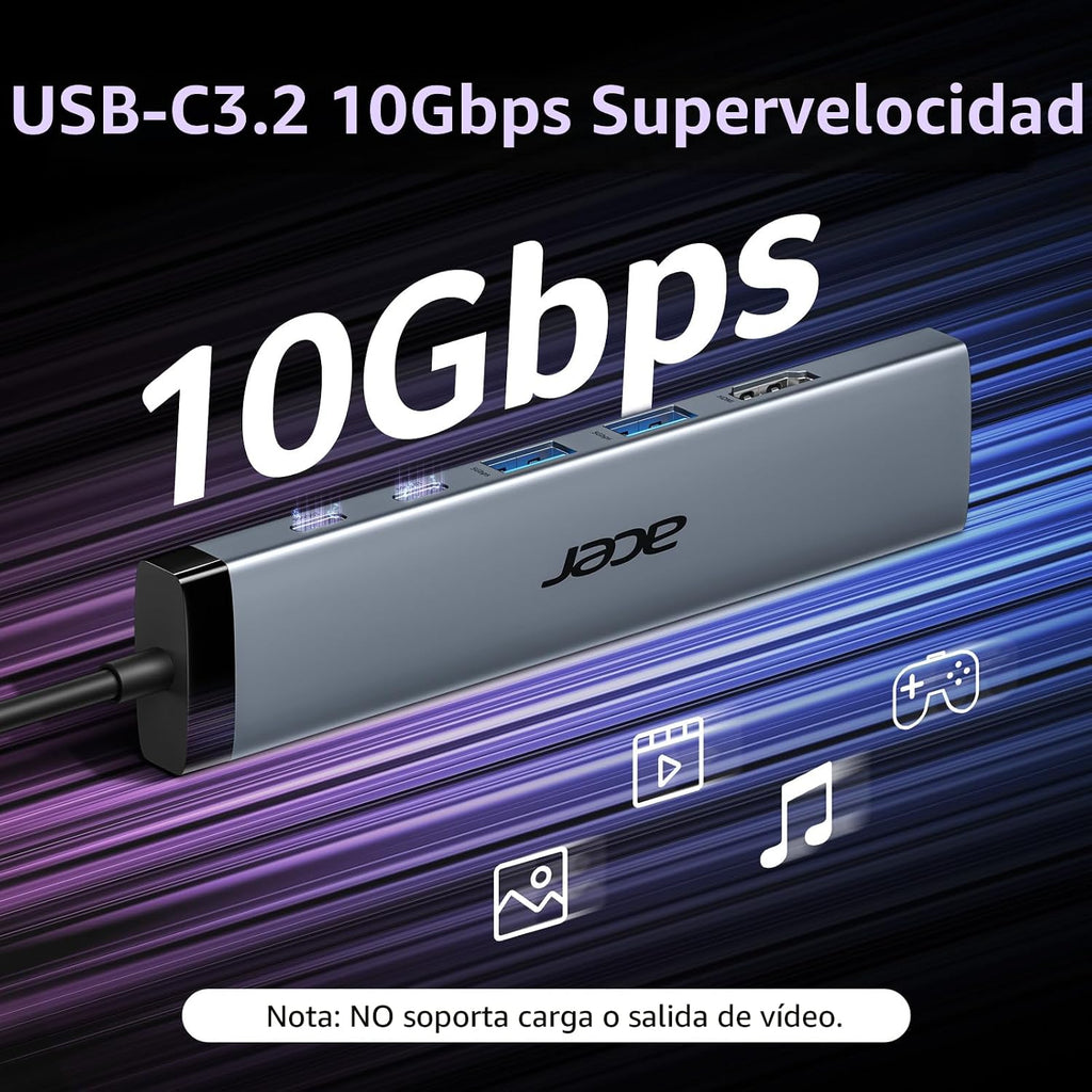 Acer, ODK520, hub USB