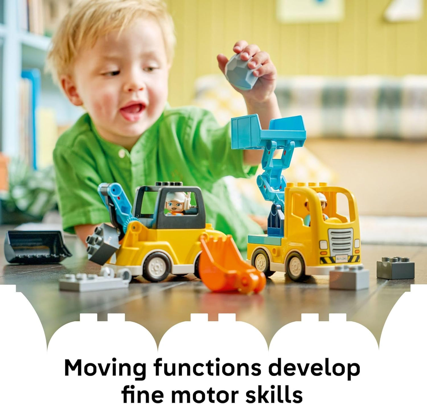 LEGO DUPLO Town - Vehículos de construcción 3 en 1 para
