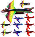 BESPORTBLE Aviones planeadores de espuma de dinosaurio para niños, paquete