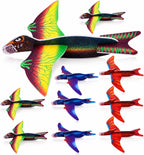 BESPORTBLE Aviones planeadores de espuma de dinosaurio para niños, paquete