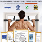 Ally Peaks Barra de dominadas para puerta | Límite máximo de acero grueso de 440 libras para la parte superior del cuerpo | Fuerza de agarre múltiple para puerta | Barra de dominadas interior para