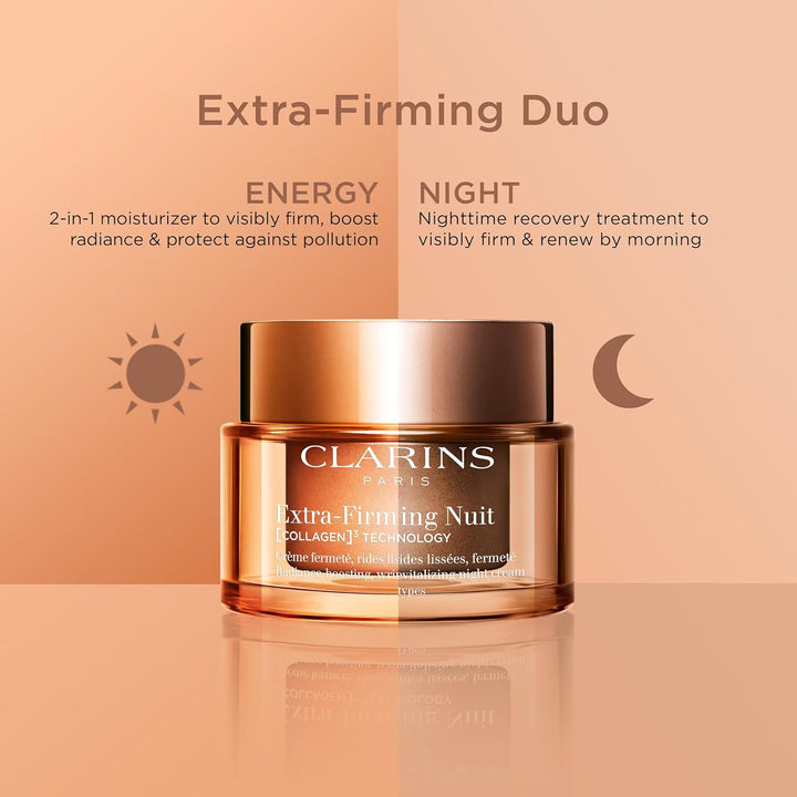 Clarins NUEVO Hidratante Nocturno Extra-Reafirmante | Crema de noch...