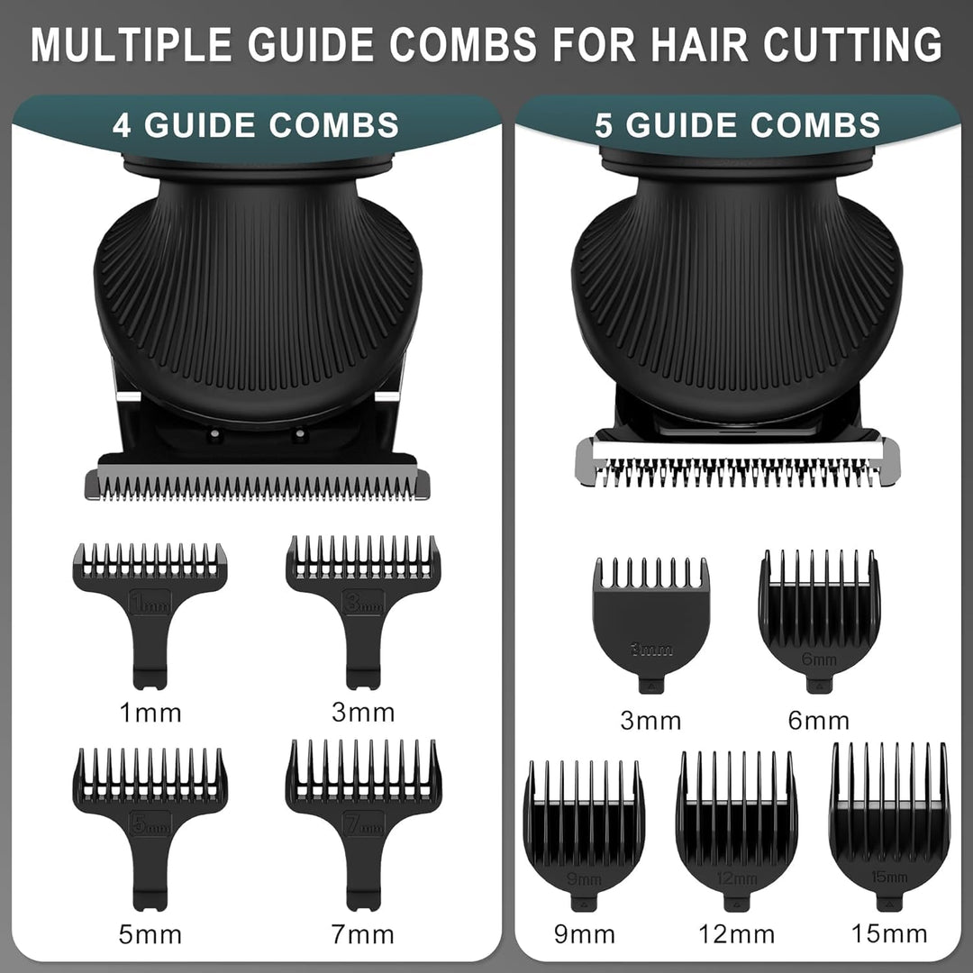 Scttomon Recortadora de barba para hombres, kit profesional de aseo...