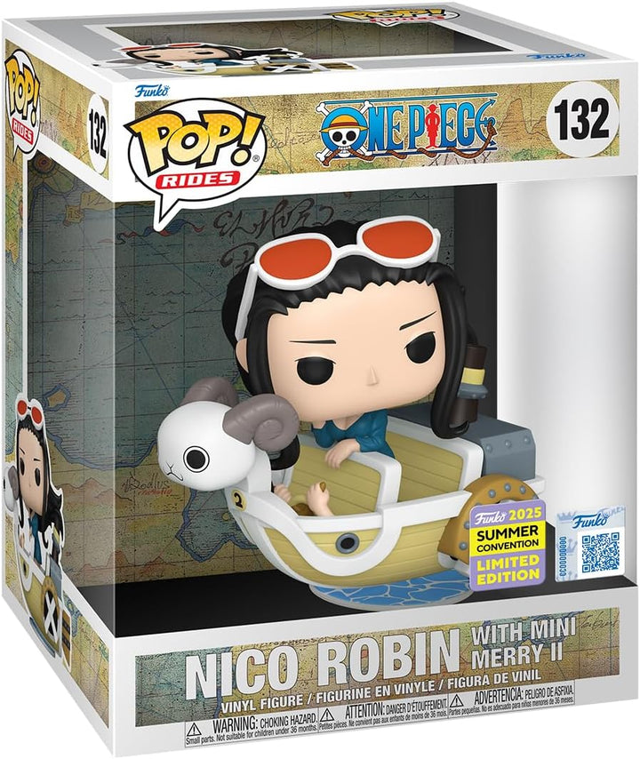 Pop! Rides Deluxe Nico Robin con Mini Merry II