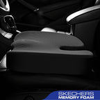 Skechers Cojín de Espuma Viscoelástica para Asiento, Cojín para Silla de Oficina para Alivio del Dolor de Coxis, Almohada para Glúteos para Silla de Oficina, Cojín para Asiento de Coche, Escritorio de
