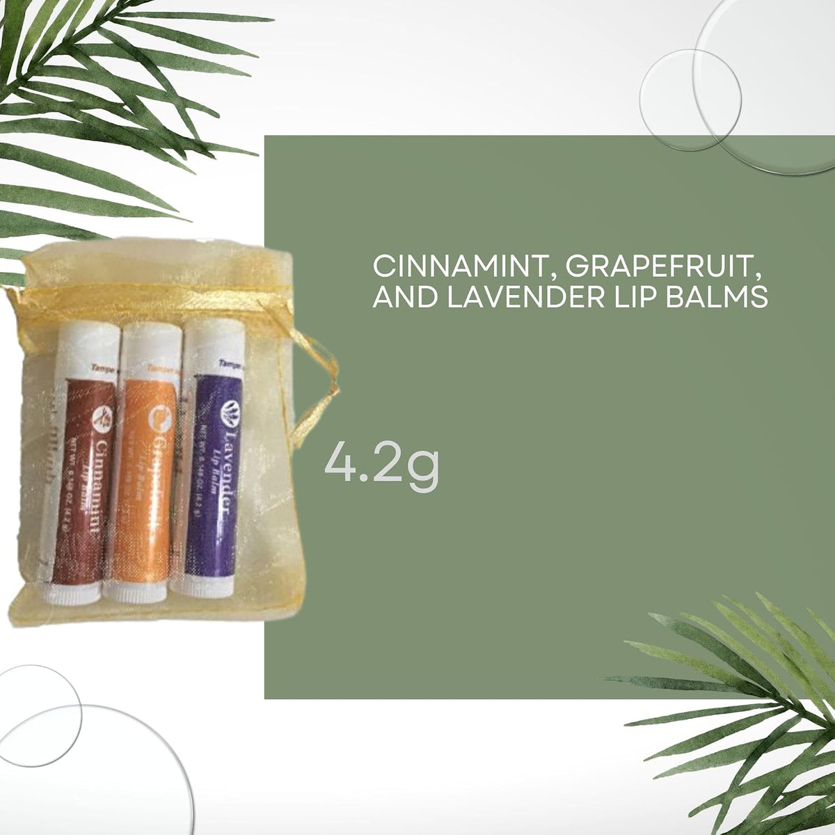 Young Living Trío de bálsamo labial (lavanda, pomelo, canela) de Yo...