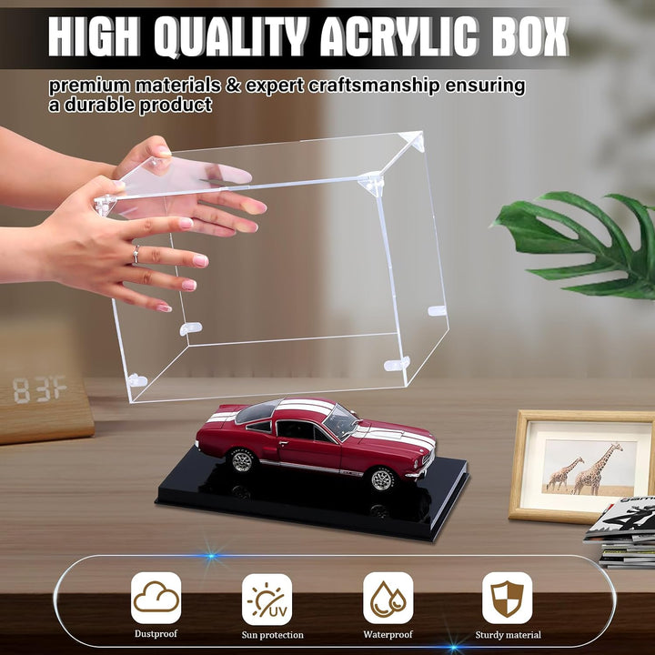 Vitrina de acrílico para coleccionables, caja de exhibición de acrí...