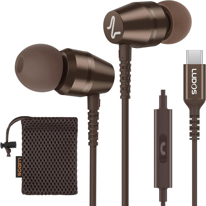 LUDOS OMNITONE Auriculares USB C para iPhone 16 15 Pro Max Plus iPa...